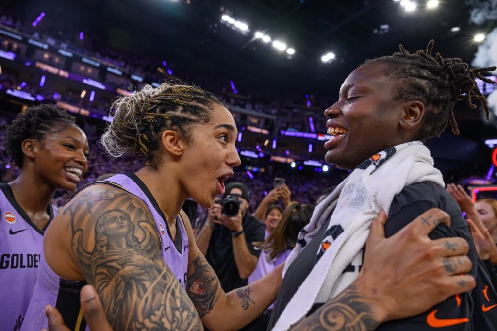 Golden State Valkyries win Game 1 over Las Vegas Aces behind Gabby Williams’ 25 point&nbsp;performance